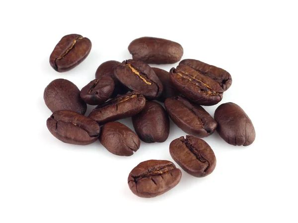Granos de café en primer plano —  Fotos de Stock