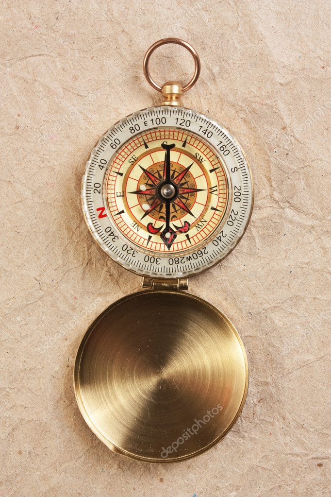 Boussole Sur Papier Image Libre De Droit Par Observer C