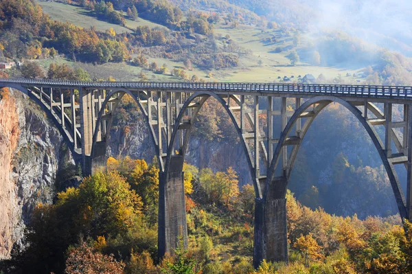 Ponte Djurdjevica Tara — Fotografia de Stock