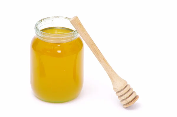 Honung och stick — Stockfoto