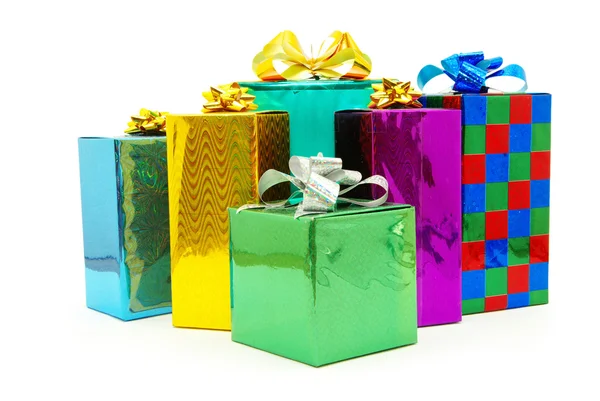 Regalos caja de Navidad —  Fotos de Stock