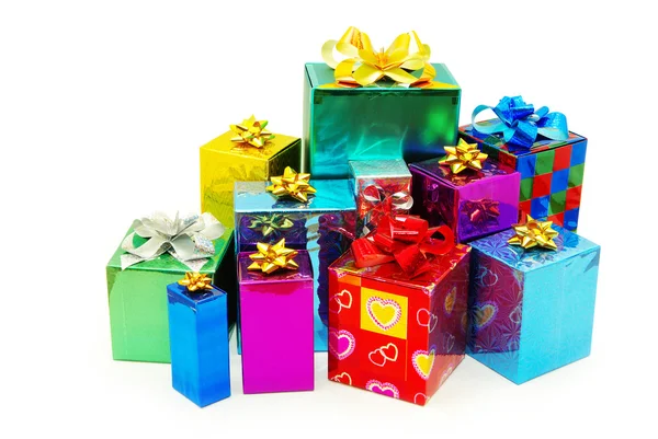 Regalos caja de Navidad —  Fotos de Stock