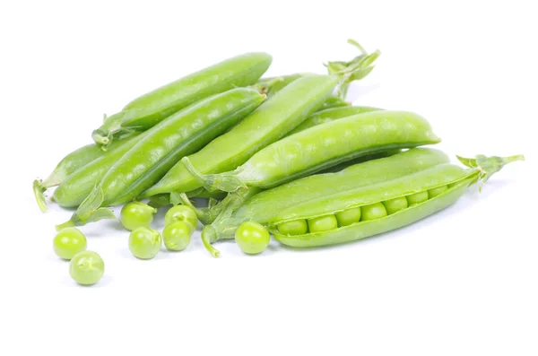 Peas on white — Stock Photo, Image