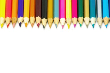 Coloured pencils clipart