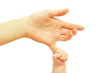 Baby hand clipart