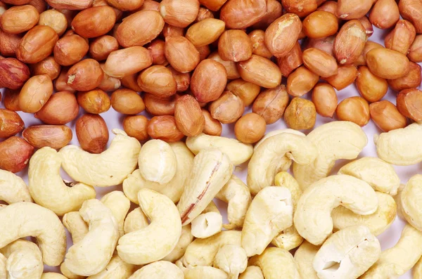 Amendoim e caju — Fotografia de Stock