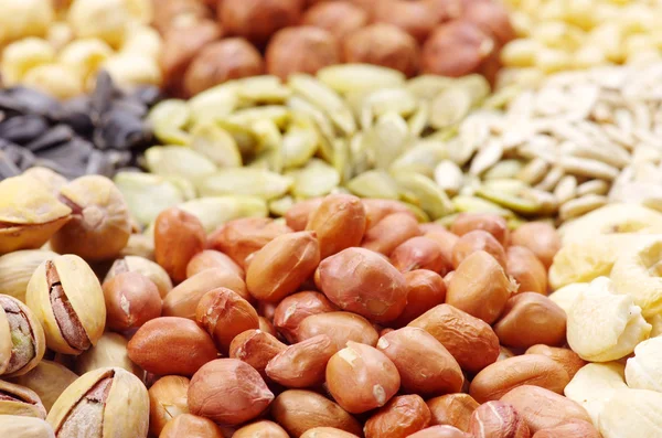 Semena a ořechy — Stock fotografie