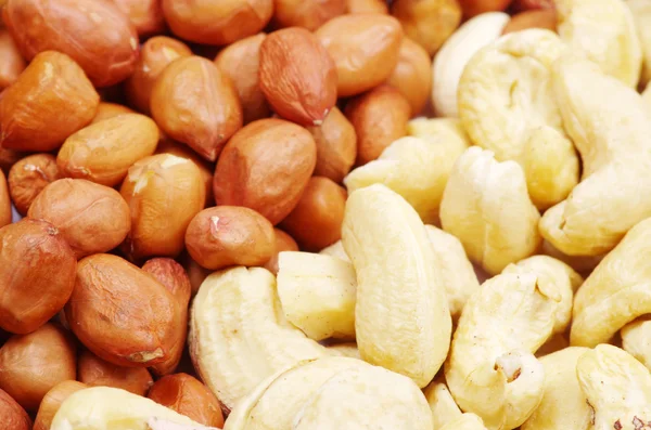 Amendoim e caju — Fotografia de Stock