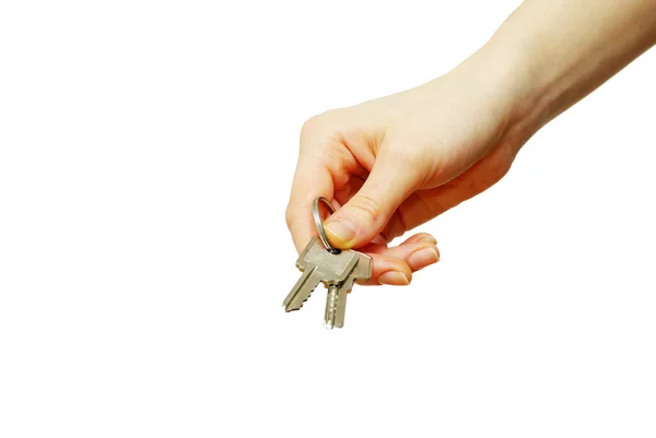 Nyckel i handen — Stockfoto