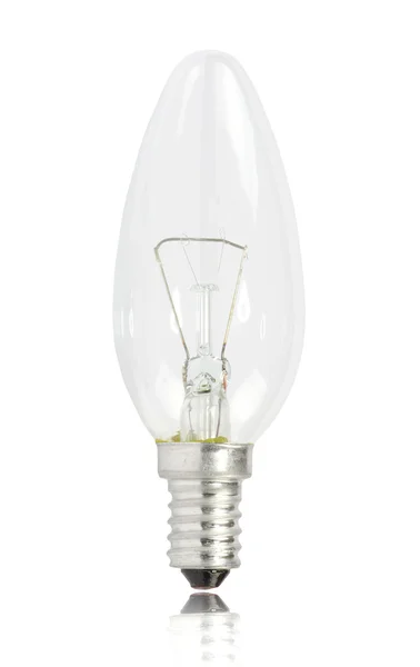 Lampa på vit — Stockfoto