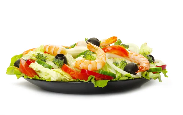 Salade op wit — Stockfoto