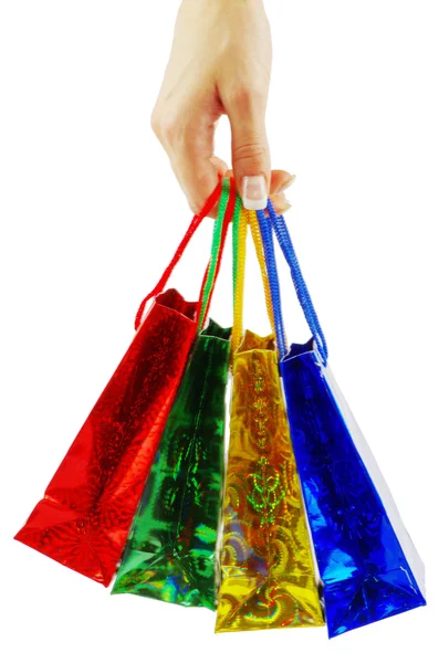 Colorful shopping bags Royalty Free Stock Photos