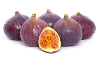 Figs on white clipart