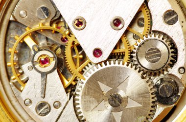 Clock mechanism clipart