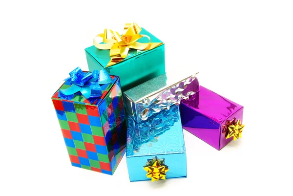 Pudełko świąteczne prezenty — Zdjęcie stockowe
