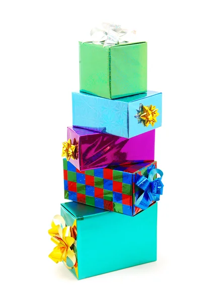 Christmas box gifts — Stock Photo, Image