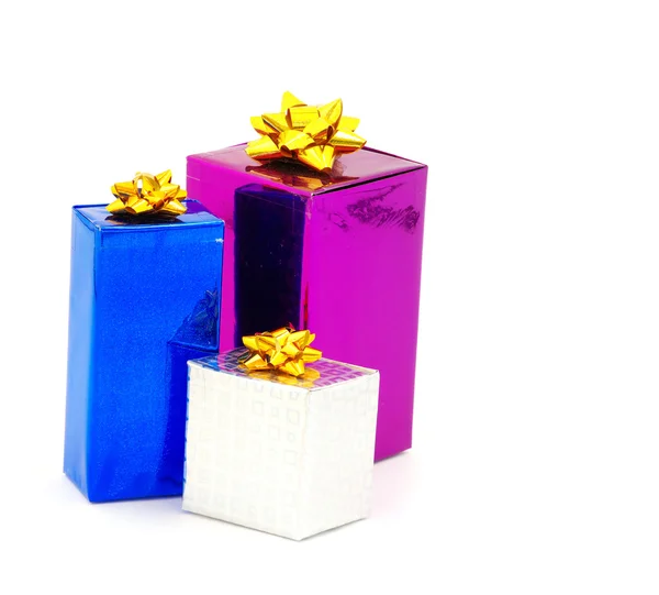 Jul box gåvor — Stockfoto