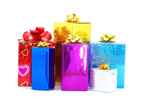 Jul box gåvor — Stockfoto