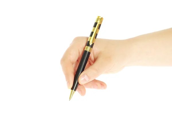 Pen on a white — Stock Photo, Image
