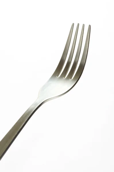 Tenedor sobre blanco —  Fotos de Stock