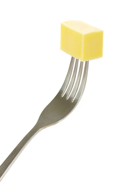 Τυρί με πιρούνι — Φωτογραφία Αρχείου