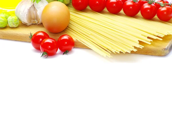 Pasta with tomatoes — Stock Photo, Image