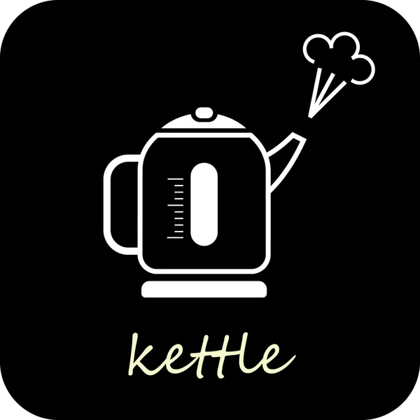 Kettle - vector icon — Stock Vector