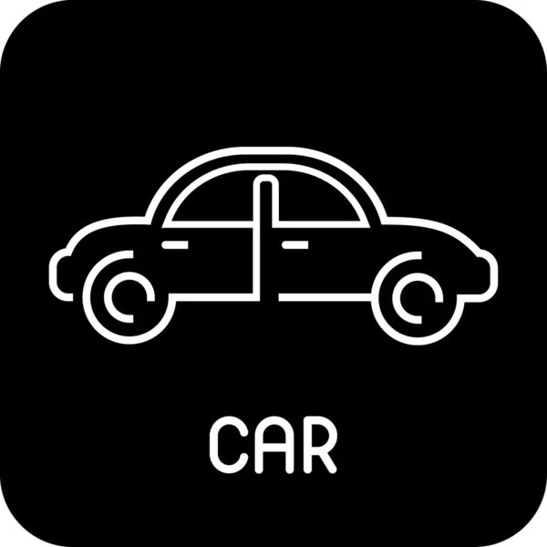 Автомобіль - ізольована векторна іконка — стоковий вектор