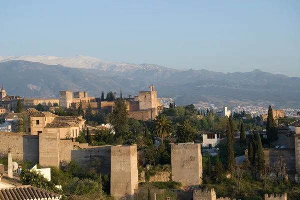 Vista en Alhambra, Granada — Foto de Stock