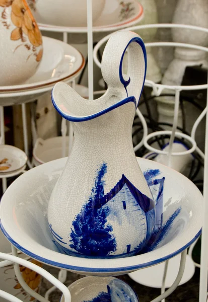 Jug decorated for water — Stock Photo, Image