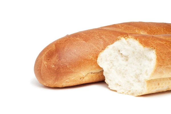 Laibe Brot isoliert über weißem Hintergrund — Stockfoto