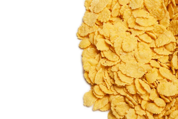 Cornflakes background and copy space — Stock Photo, Image