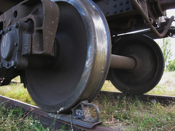 列車の車輪 — ストック写真