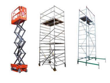 Scaffolds and lift clipart