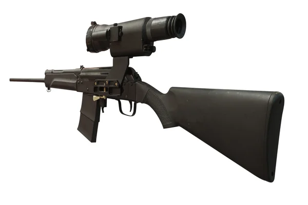 Black machine gun — Stock Photo, Image