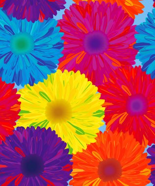 Seamless pattern flower.