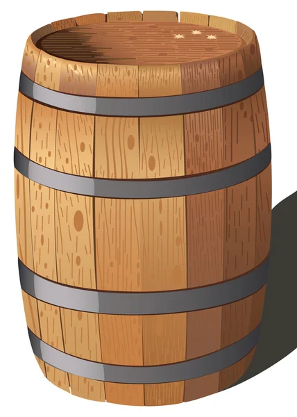 Wooden barrel. — Stock Photo, Image