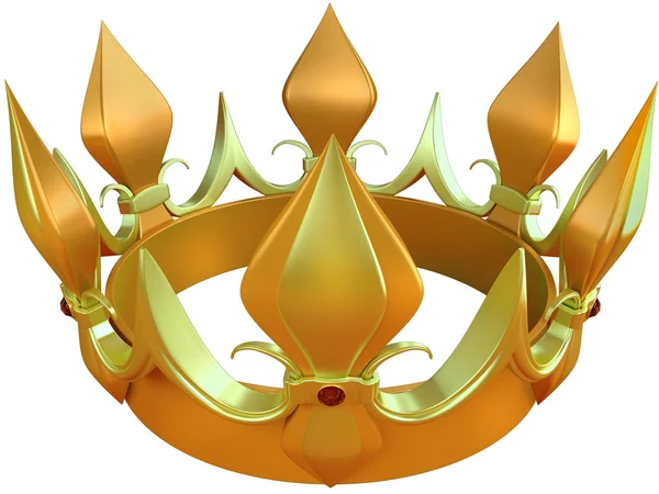 Royal gold crown — Stock Photo, Image