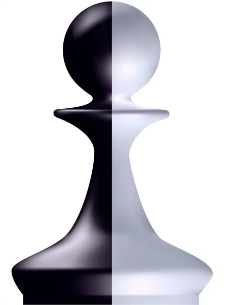 Schachfigur als Bauer — Stockvektor