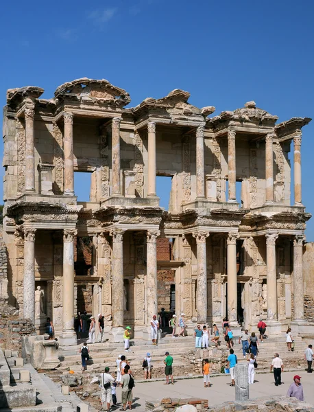 Bibliothèque de Celsus à Ephèse — Photo