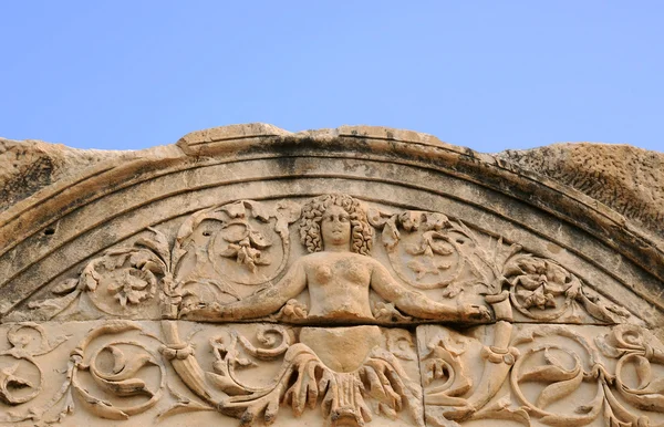 Deatail del Tempio di Adriano — Foto Stock