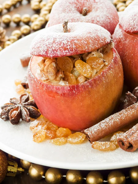 Bakade äpplen — Stockfoto