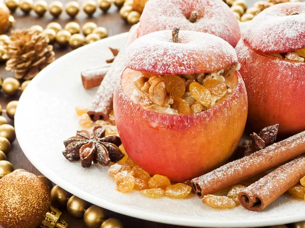 Bakade äpplen — Stockfoto
