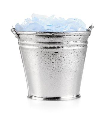 Ice in pail clipart