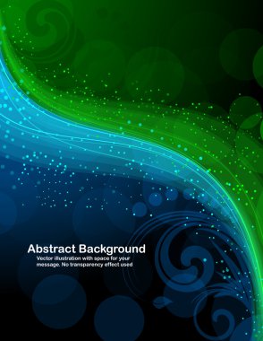 Absract background with bright sparks clipart