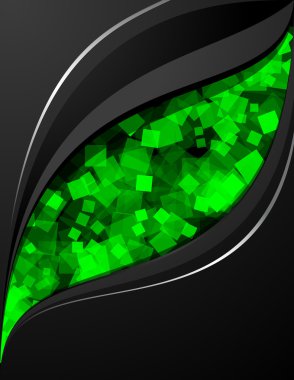 Black and green background clipart