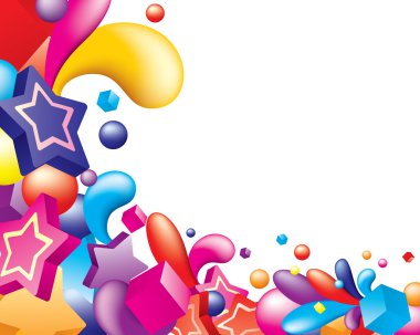 Colorful background clipart