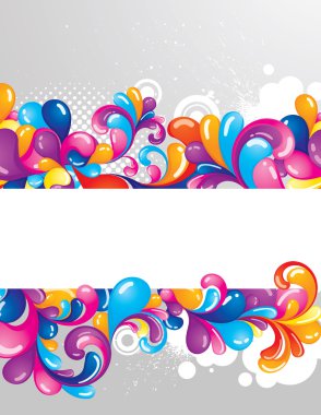 Colorful wacky design clipart