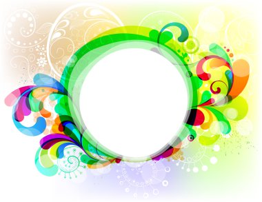 Festive frame design clipart