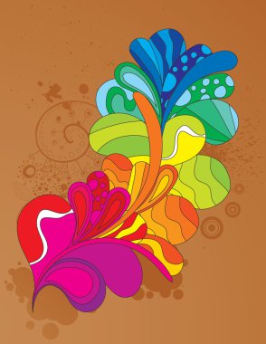 Funky background clipart